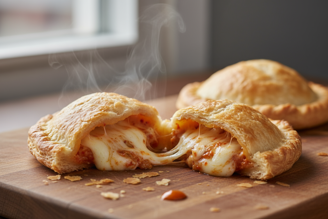 KIMCHI CHEESE HAND PIES WITH SOURDOUGH DISCARD