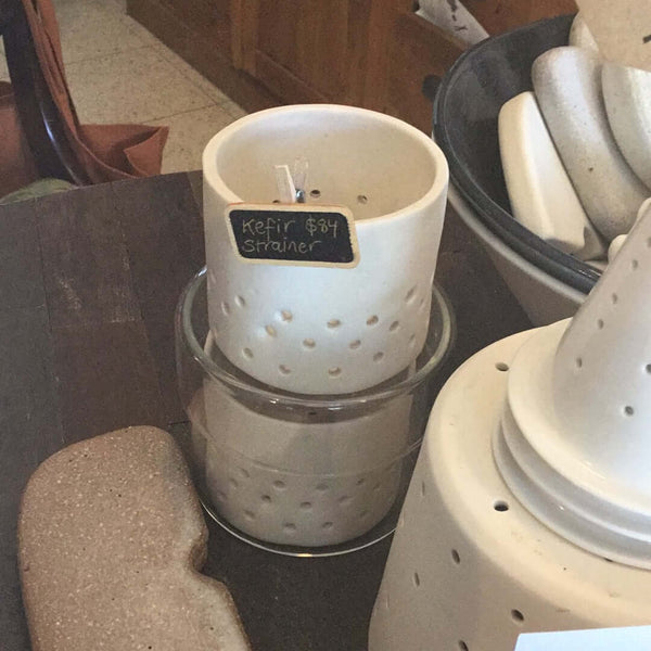 Kefir strainer pomegranate studios | | The Fermentary