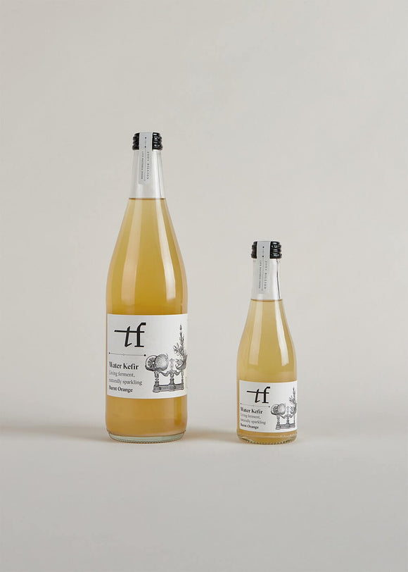 Burnt Orange Water Kefir | Fermented Drink | The Fermentary