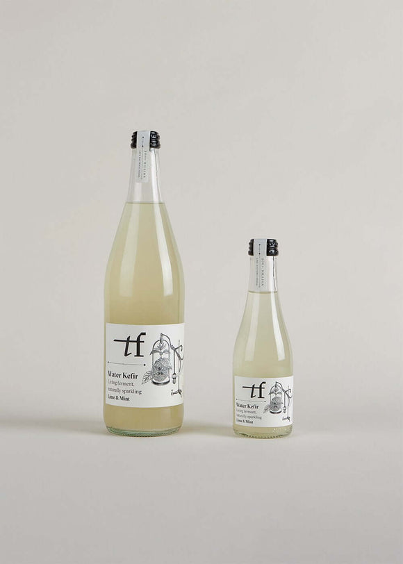 Water Kefir Lime & Mint | Fermented Drink | The Fermentary