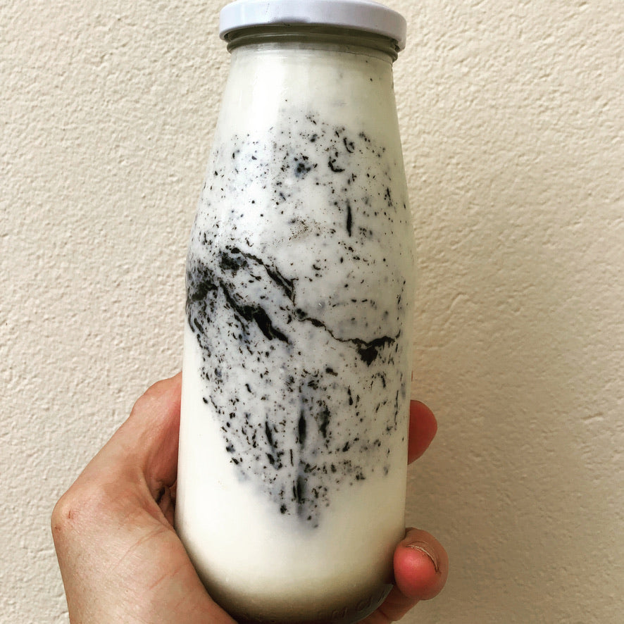 Black Sesame Milk Kefir Smoothie