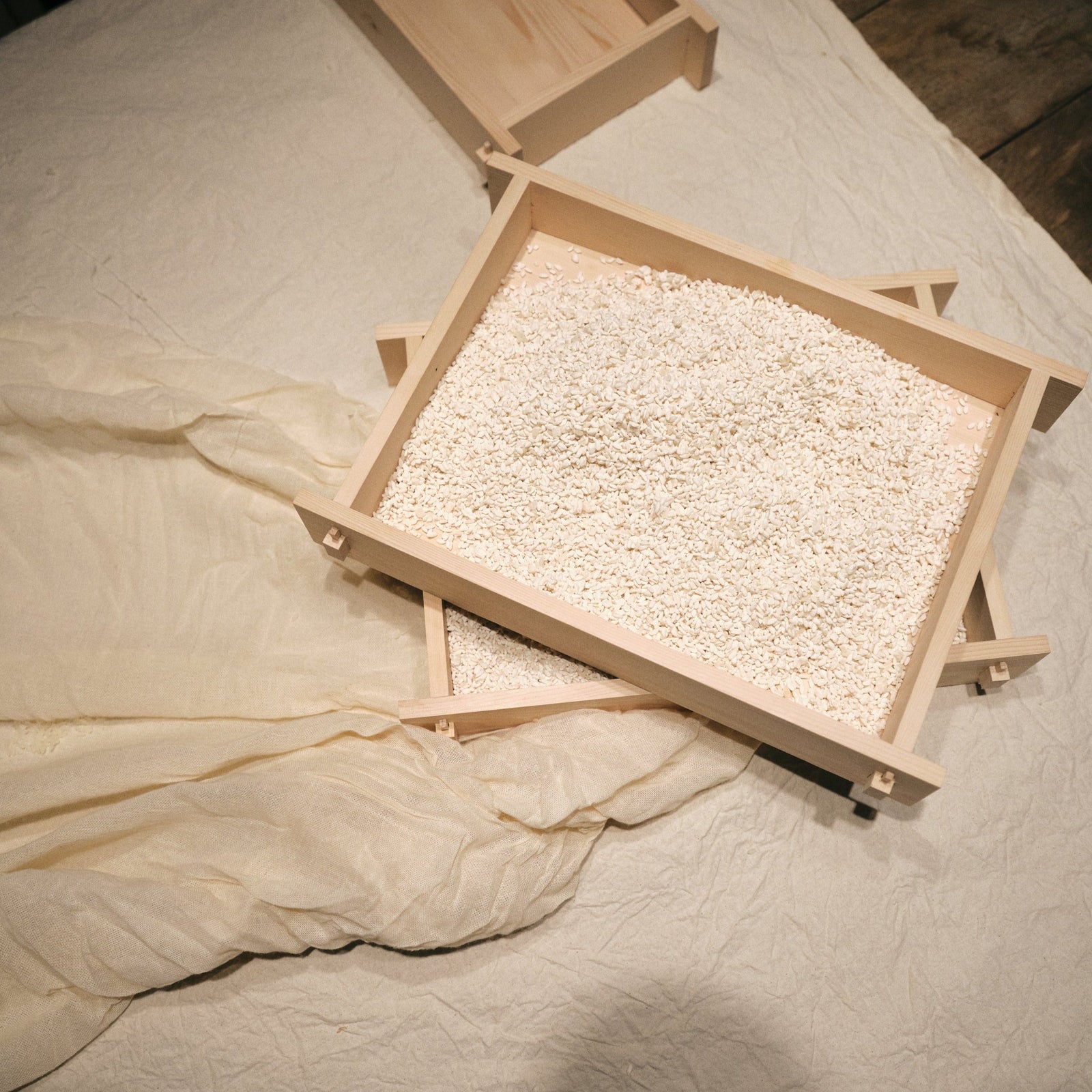 Cooking Rice for Making Rice Koji