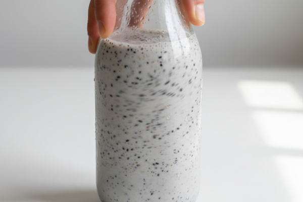 Black Sesame Milk Kefir Smoothie