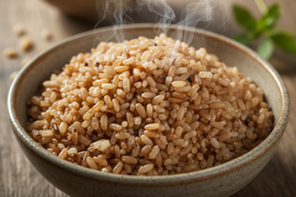 On cooking and eating Brown Rice