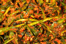 GARLIC CHIVE KIMCHI  부추김치  BUCHU KIMCHI