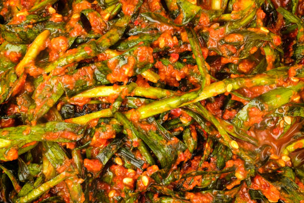 GARLIC CHIVE KIMCHI  부추김치  BUCHU KIMCHI