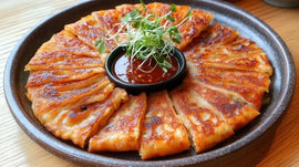 KIMCHI SPRING ONION PANCAKES ( Kimchi Pajeon 김치파전  )