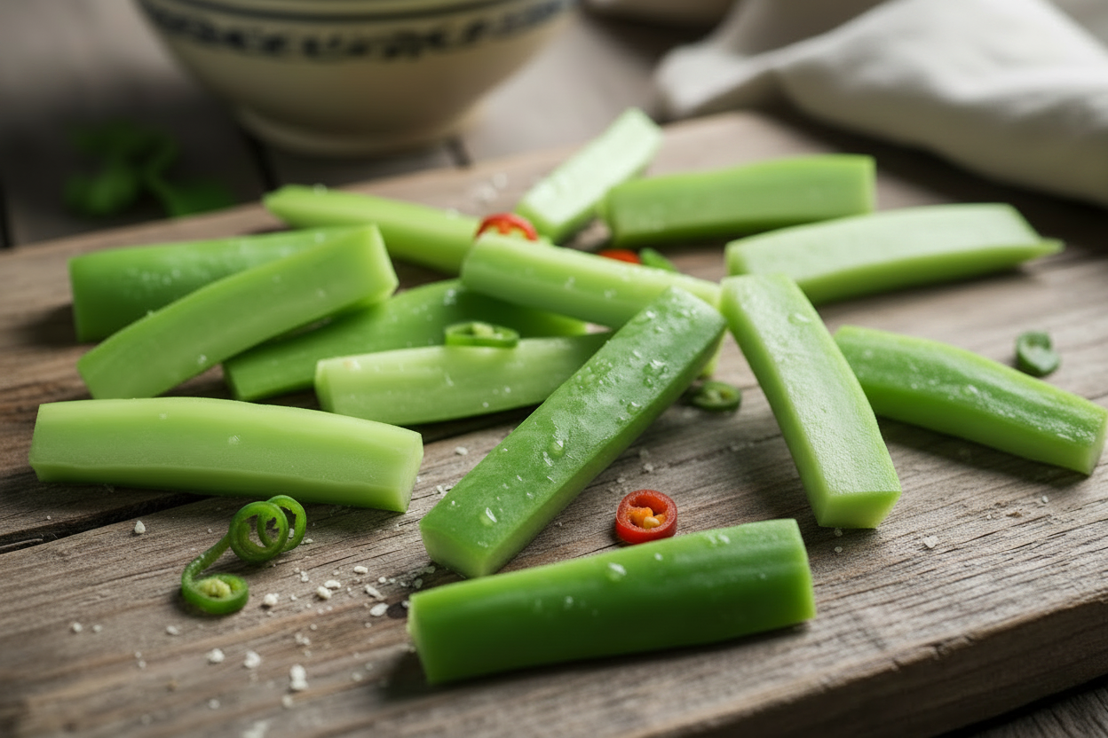 Brine-Fermented Green Papaya