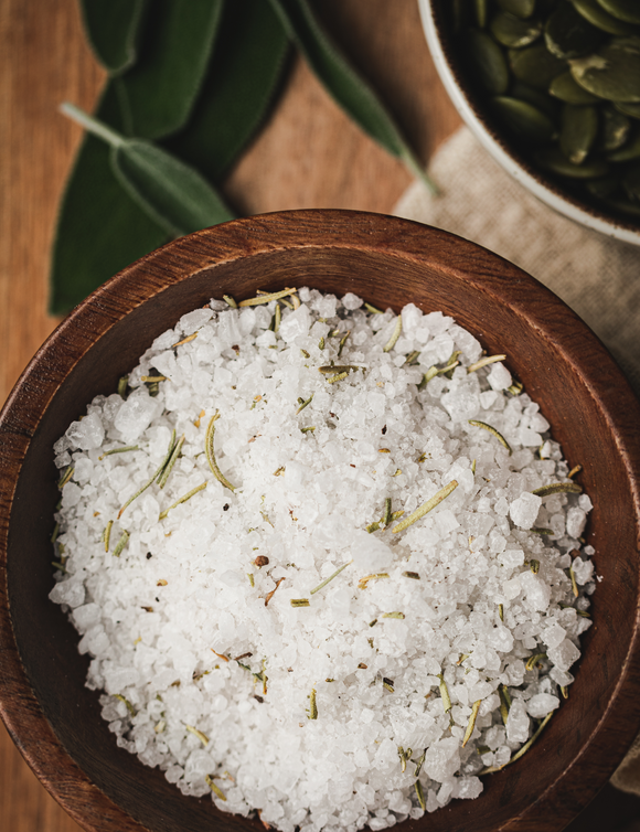 salt for fermenting, cooking, flavouring