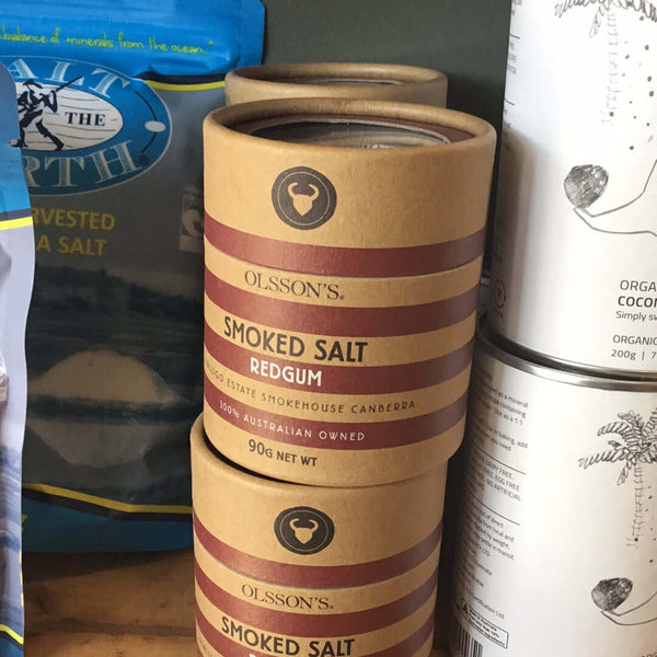 Olsson’s smoked salt (red gum) | | The Fermentary