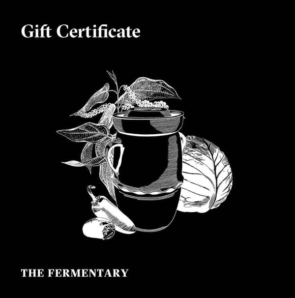 Gift Certificate | Gift Card | The Fermentary